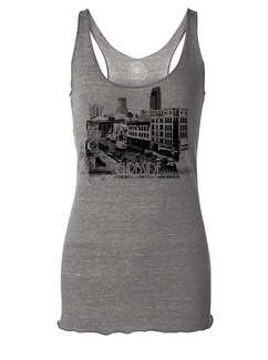 Omaha - Heather Grey Womens Tank